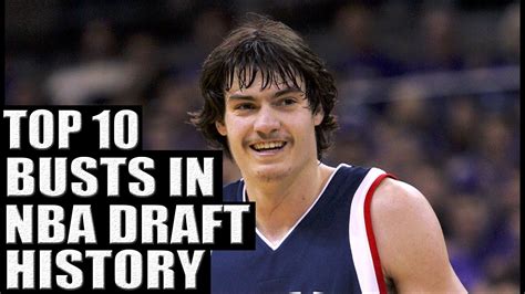 Top 10 Busts In NBA Draft History YouTube