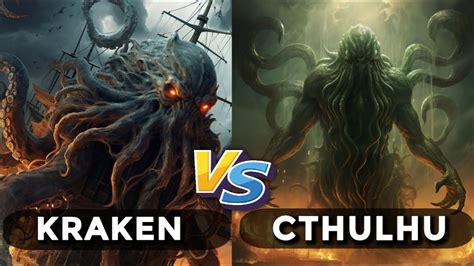 Kraken Vs Cthulhu Clash Of The Deep Sea Titans 2023 Youtube