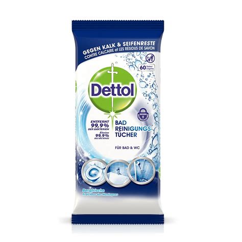 Dettol Badreinigungs Tücher Bergfrische 60 St Shop Apotheke