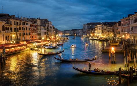 Photography Urban Landscape Architecture Canal Sea Gondolas