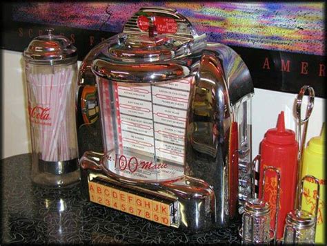 Jukebox Retro Diner Diner Decor Diner Table