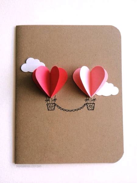 Adorable Valentines Day Handmade Card Ideas Pink Lover