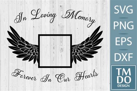 In Loving Memory Svg Memorial Svg Rip Graphic By Tmdodesign