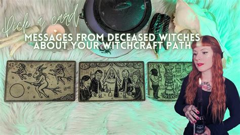 Pick A Card Message From Powerful Deceased Witches About Your