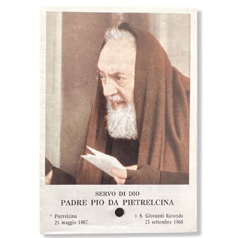 St. Father Pio Holy Cards - Catholic Prayer Cards | Catholically