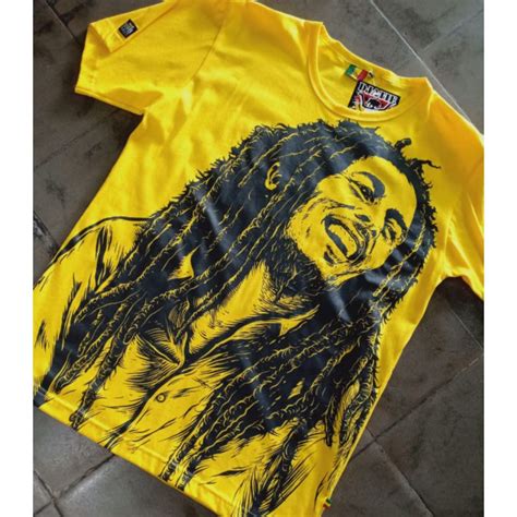 Jatimaika Original Tshirt Bob Marley T Shirt Rasta Reggae Shopee Malaysia