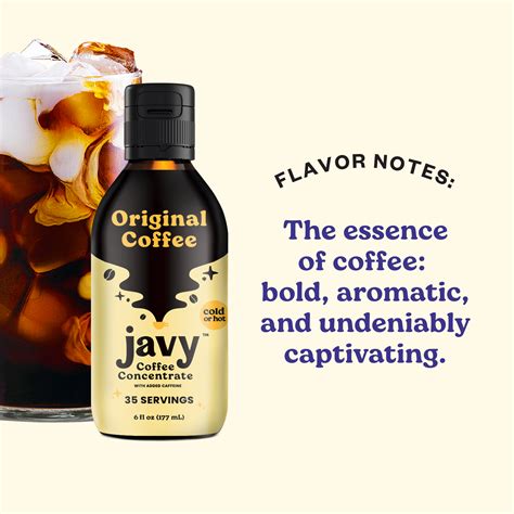 Javy Cold Brew Iced Coffee Concentrate 3 Pack 100 Arabica 35x Liquid Cold Brew And Hot Drinks