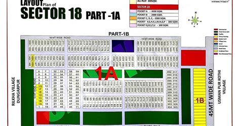 Layout Plan Of Sector 18 1a Yamuna Expressway Authority Ecotech