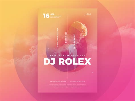 DJ Concert Flyer By WebDuck On Dribbble