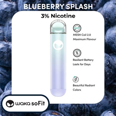 Jual Waka Sofit Disposable Blueberry Splash Jakarta Utara Relx Gd