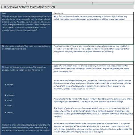 Data Privacy Impact Assessment Template Dpia Digidly Off