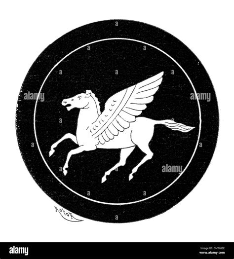 Pegasus Das Geflügelte Pferd Der Antiken Griechischen Sage