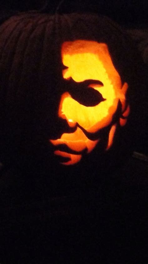 Michael Myers Pumpkin Carving Template