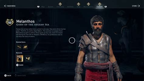 Assassin S Creed Odyssey Melanthos The Cultist Kill Cultist YouTube