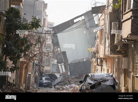 Antakya Hatay Turchia 12th Febbraio 2023 Terremoto In Turchia