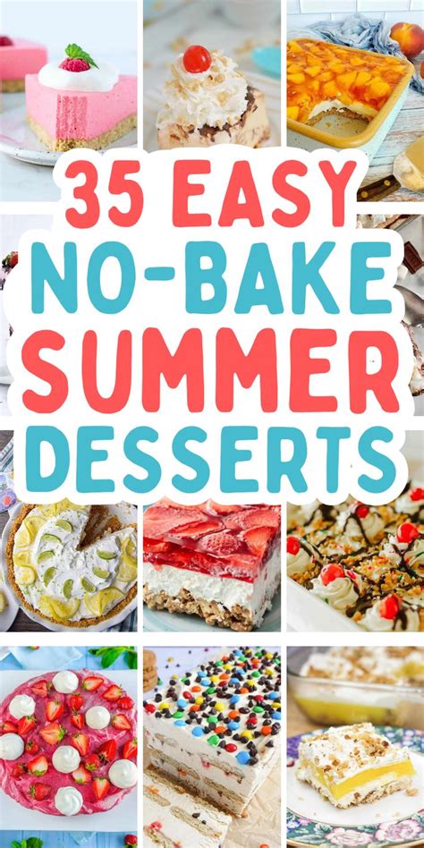 35 Easy No Bake Summer Desserts To Sweeten The Season In 2024 No Bake