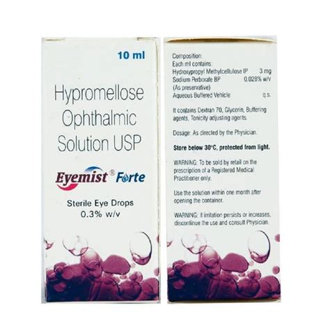 Hypromellose Ophthalmic Solution Eye Drop 10 Ml At Rs 289piece In Nagpur