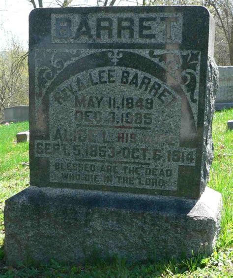 Alice L Pennington Barret 1853 1914 Find A Grave Memorial