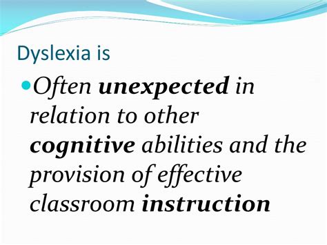 Ppt Understanding Dyslexia And Other Reading Disorders Powerpoint