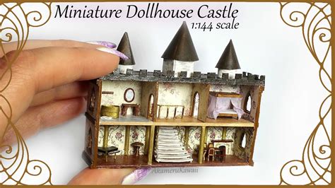 Dollhouse For Dolls 1144 Scale Castle Tutorial Youtube