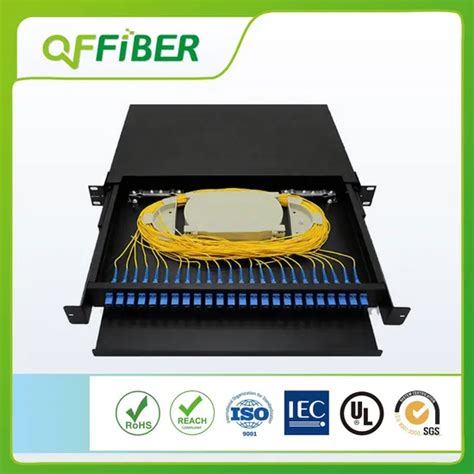 Drawer Type FTTH Fiber Patch Panel Optical Distribution Frame ODF 24 LC