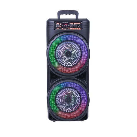 Dual 8 Inch Tws Wireless Charging Speakers Bass Powerful Party Sound