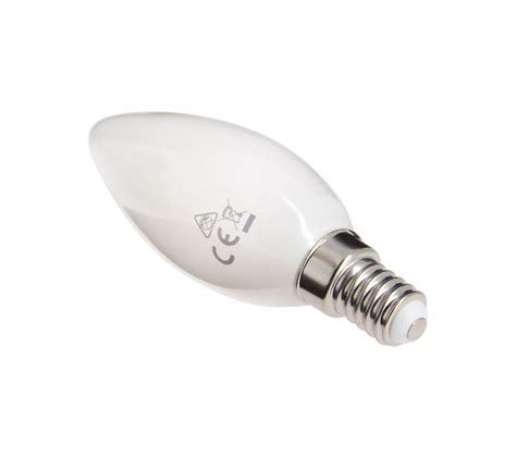 Ampoule Led Flamme E Opaque Blanc Chaud Ampoule But