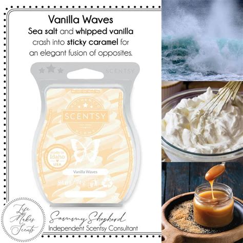 Vanilla Waves Scentsy Wax Bar Scentsy Wax Bars Scentsy Scentsy Bars