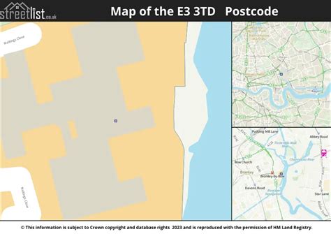 E3 3td Postcode In London Your Complete Guide To House Prices