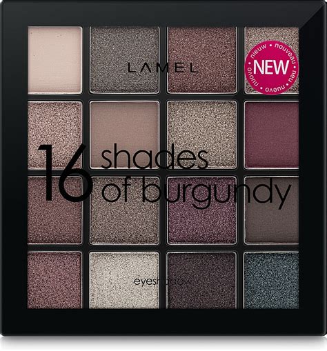 Lamel Professional Eyeshadow Shades Of Burgundy Lidschattenpalette