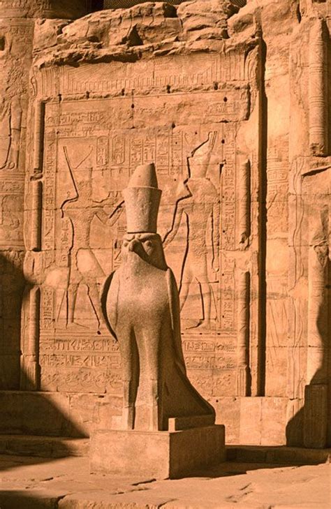 The Ptolemaic Temple Of Edfu Was Dedicated To The Worship Of Horus The