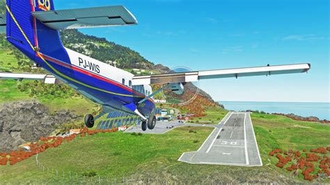 Landing On The Worlds Shortest Commercial Runway Saba Airport