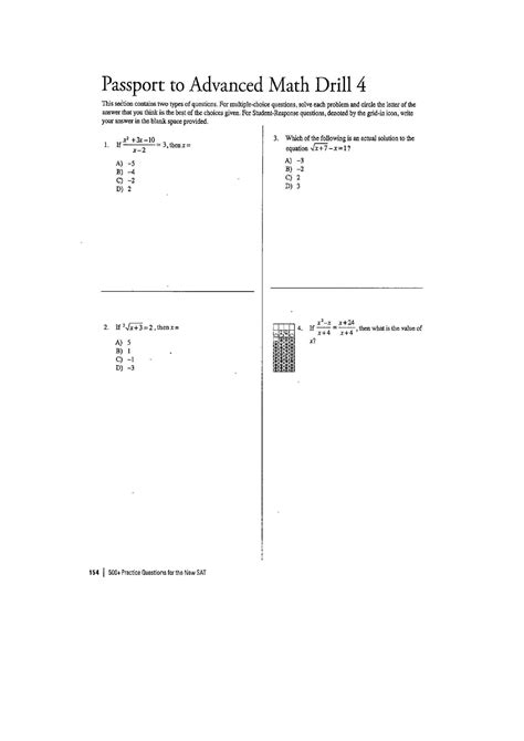 Sat Math Practice Test Pdf — Db