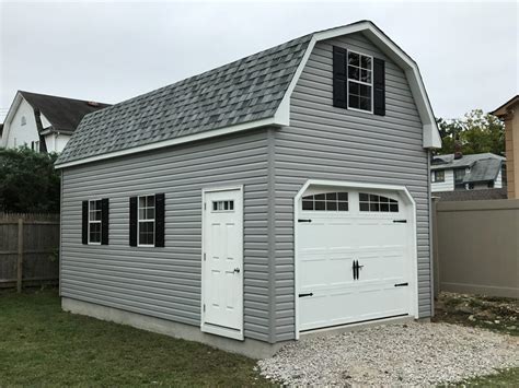 2 Story Single Gambrel Garage Two Story One Car Garage