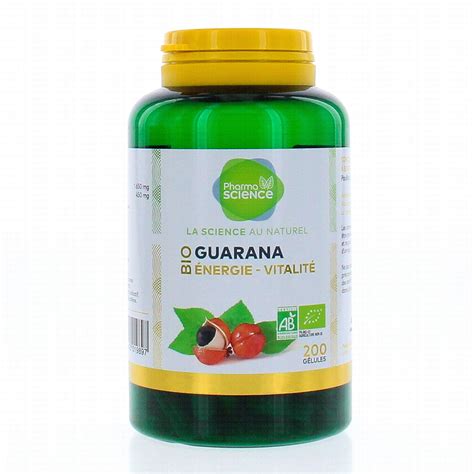 Pharmascience Tonus Guarana Bio G Lules Pharmacie Prado Mermoz