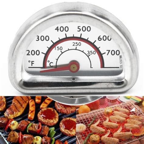 Temperature Thermometer Gauge Barbecue BBQ Grill Smoker Thermostat BBQ