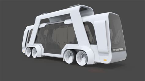 Sci Fi Futuristic Future Bus 3d Model 139 Fbx Max Obj Free3d