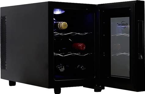 Koolatron 6 Bottle Wine Cooler Refrigerator Black Thermoelectric Wine Fridge