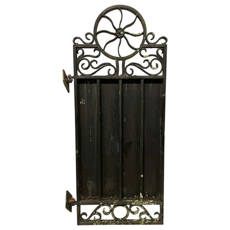 1930s Wrought Iron Arched Gate Door For Sale At 1stdibs 1930s Garden