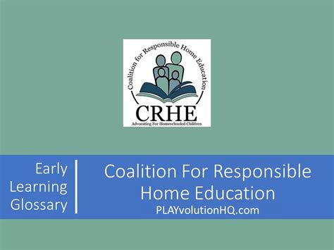 Coalition For Responsible Home Education Playvolution Hq