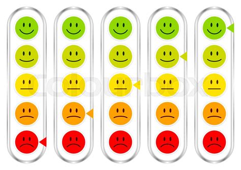 Smiley Barometer Smileys Stock Vector Colourbox