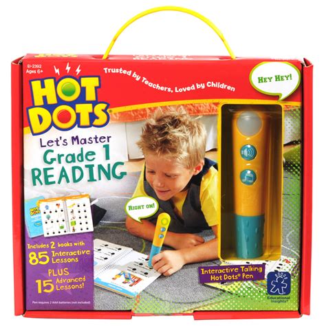Hot Dots Jr Lets Master Reading Gr The School Box Inc