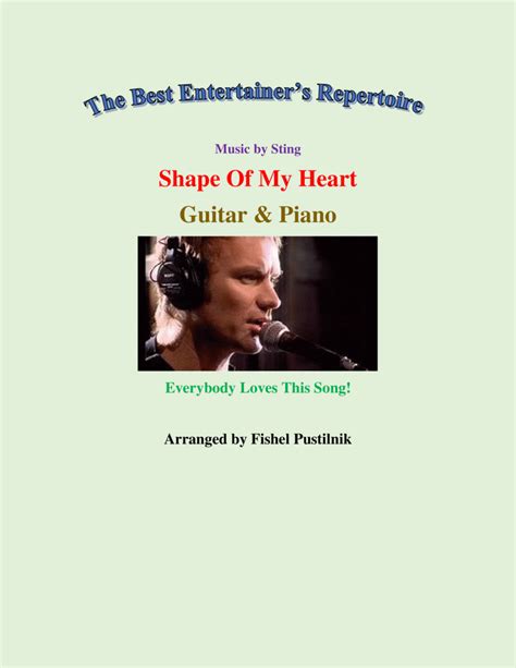 Shape Of My Heart Sheet Music Sting Guitar And Piano