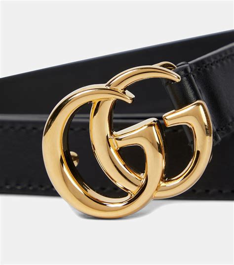 Gucci Gg Leather Belt Gucci