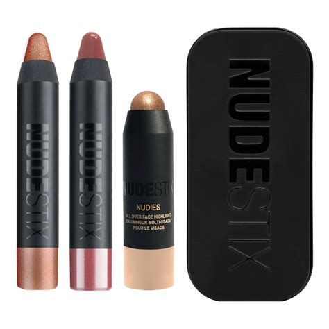 Glow Glow Glow Mini Kit Zestaw do makijażu i NUDESTIX SEPHORA