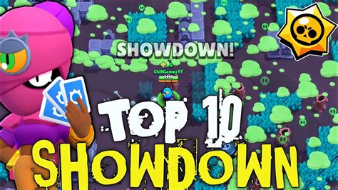 Top 10 Showdown Matches Brawl Stars Youtube