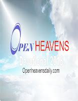 Open Heaven January Tuesday Daily Devotional By Pastor E A