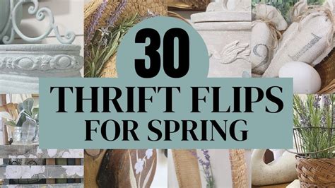 30 SPRING THRIFT FLIPS DIY Inspiration And Ideas Spring Decor