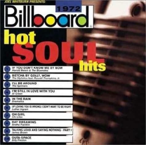 Billboard Hot Soul Hits 1972 Various Cd Unbranded Abis Music Soul Artists Billboard Music