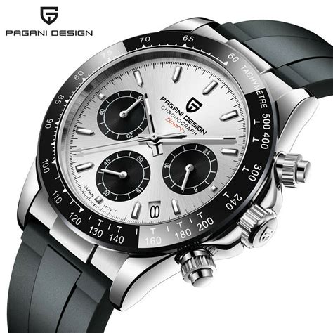 PAGANI DESIGN PD 1644 100M Men Watches Sport Quartz Watch Chronograph